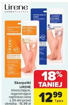 Carrefour Skarpetki złuszczające bez zgrubień Lirene Dermoprogram oferta