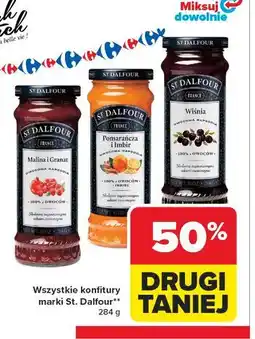 Carrefour Konfitura imbir i pomarańcza St. Dalfour oferta