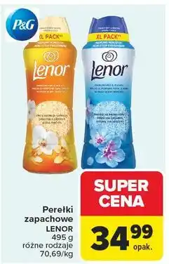 Carrefour Perełki gold orchid Lenor oferta