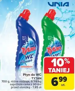 Carrefour Płyn do wc niebieski Tytan Wc oferta