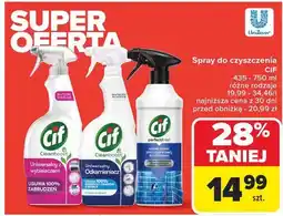 Carrefour Spray osad z kamienia Cif Perfect Finish oferta