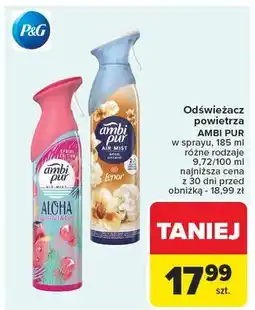 Carrefour Odświeżacz powietrza lenor gold orchid Ambi Pur Freshelle oferta
