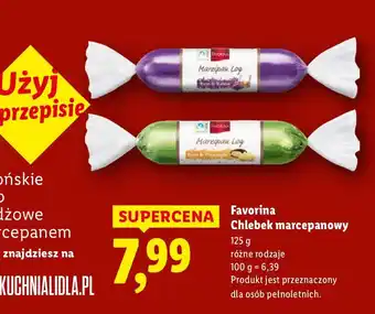 Lidl Chlebek marcepanowy Favorina oferta