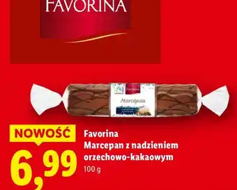 Lidl Marcepan z nadzieniem orzechowo-kakaowym Favorina oferta