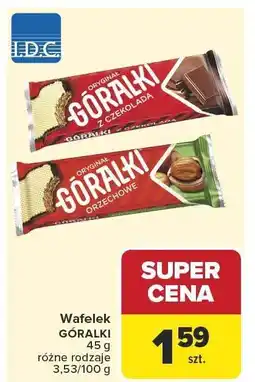 Carrefour Wafelek Góralki różne rodzaje I.D.C oferta
