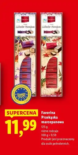 Lidl Przekąska Favorina Przekąska marcepanowa oferta