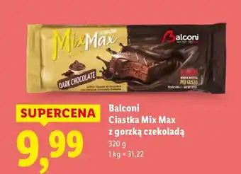 Lidl Ciastka Balconi Mix Max z gorzką czekoladą oferta