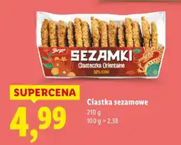 Lidl Ciastka sezamowe Orientalne Sezamki oferta