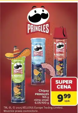 Carrefour Chipsy Pringles różne smaki oferta
