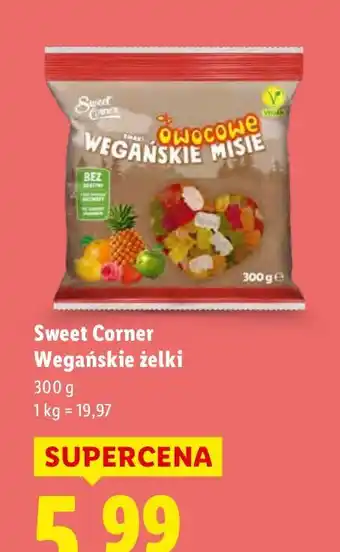 Lidl Żelki wegańskie Sweet Corner oferta