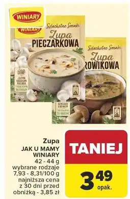 Carrefour Zupa Jak u mamy Winiary oferta