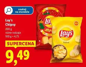 Lidl Chipsy Lay's oferta