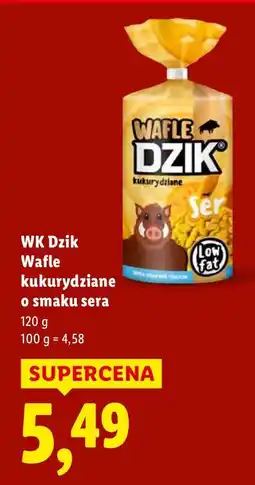 Lidl Wafle WK Dzik kukurydziane o smaku sera oferta