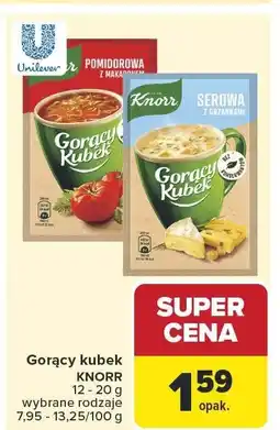 Carrefour Zupa Gorący kubek Knorr oferta
