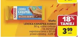 Carrefour Wafel Lekka kanapka Sonko oferta