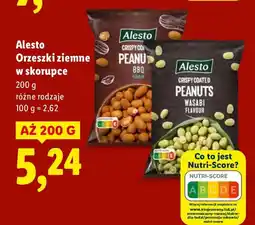Lidl Orzechy Alesto ziemne w skorupce oferta