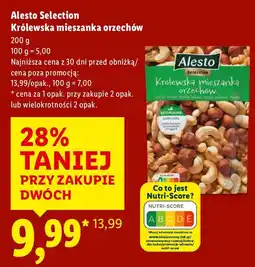 Lidl Orzechy Alesto Selection Królewska mieszanka orzechów oferta