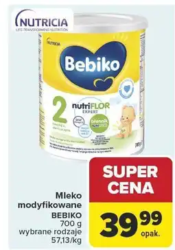 Carrefour Mleko modyfikowane Bebiko oferta