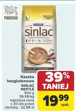 Carrefour Kaszka bezglutenowa Sinlac Nestle oferta