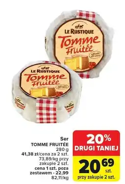 Carrefour Ser Tomme Fruitee Le Rustique oferta