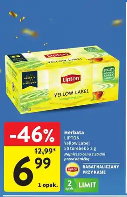 Intermarche Herbata Yellow Label Lipton oferta