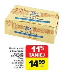 Carrefour Masło z solą z Guérande REFLETS DE FRANCE oferta
