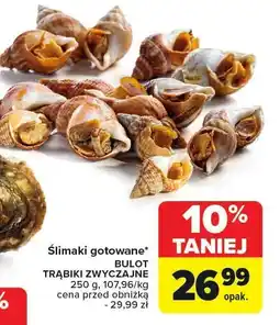 Carrefour Ślimaki gotowane Bulot Carrefour oferta