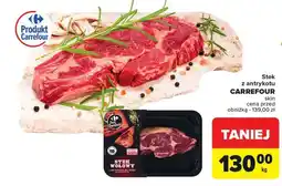 Carrefour Stek z antrykotu Carrefour oferta