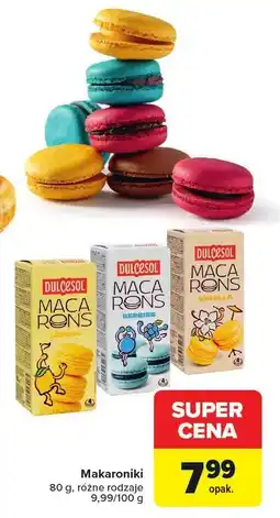 Carrefour Makaroniki różne rodzaje Milcosol oferta