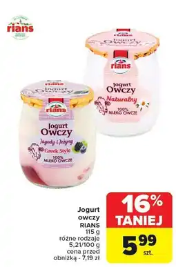 Carrefour Jogurt owczy Rians oferta