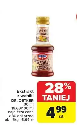 Carrefour Ekstrakt z wanilii Dr. Oetker oferta
