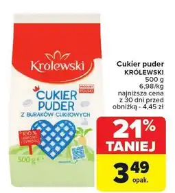 Carrefour Cukier puder Królewski oferta