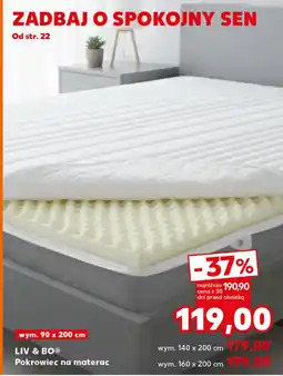 Kaufland Ochraniacz na materac Liv & BO oferta