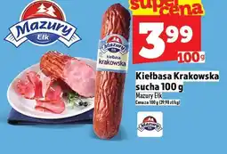 Topaz Kiełbasa Krakowska sucha 100g Mazury EŁK oferta