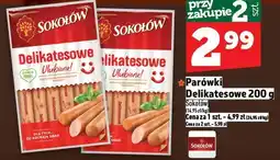Topaz Parówki Delikatesowe 200g Sokołów oferta