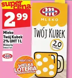Topaz Mleko Twój Kubek 2% UHT Mlekovita oferta