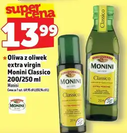 Topaz Oliwa z oliwek extra virgin Monini Classico oferta