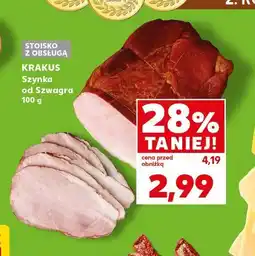 Kaufland Szynka od szwagra Krakus Animex oferta