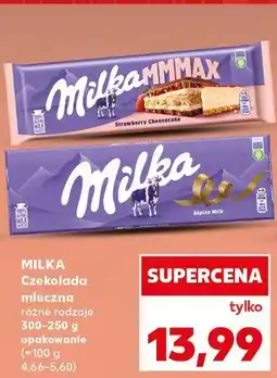 Kaufland Czekolada Milka Alpenmilch oferta