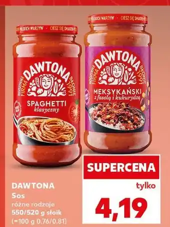 Kaufland Sos meksykański z fasolą i kukurydzą Dawtona oferta