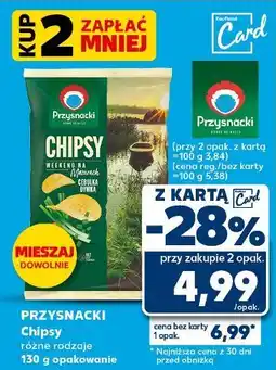 Kaufland Chrupki zielona cebulka Przysnacki oferta