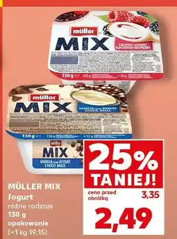 Kaufland Jogurt blackberry-raspberry Muller Mix oferta