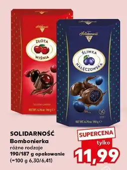 Kaufland Bombonierka w puszce Solidarność Złota Wiśnia oferta