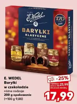 Kaufland Bombonierka E. Wedel Baryłki oferta