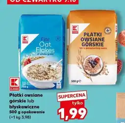 Kaufland Płatki owsiane K-Classic oferta