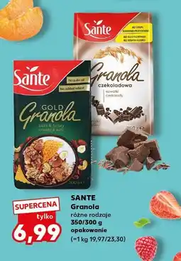 Kaufland Granola z białą czekoladą Sante Gold oferta