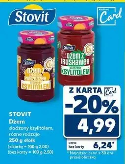 Kaufland Dżem z truskawek ksylitolem Stovit oferta
