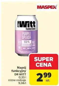 Carrefour Napój purple splash Dr Witt oferta