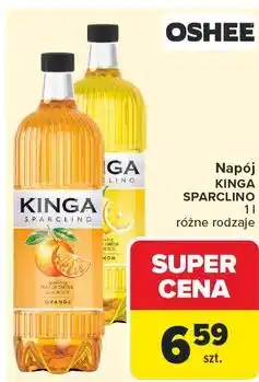 Carrefour Woda orange Kinga Sparclino oferta