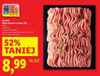 Lidl Mięso mielone z szynki Rzeźnik XXL oferta